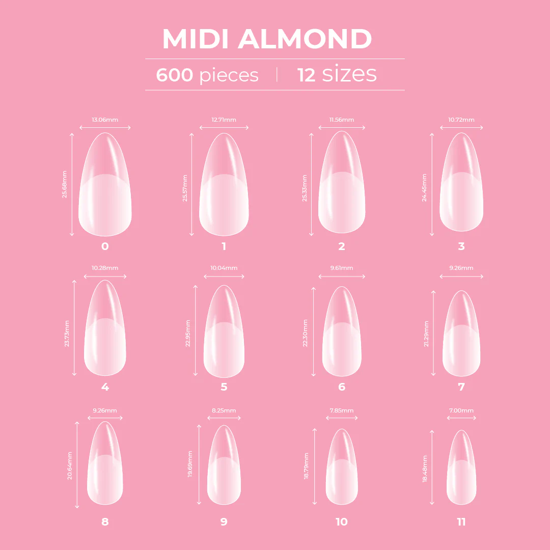 Dream Coverage Full Tips - Almond - Image 6